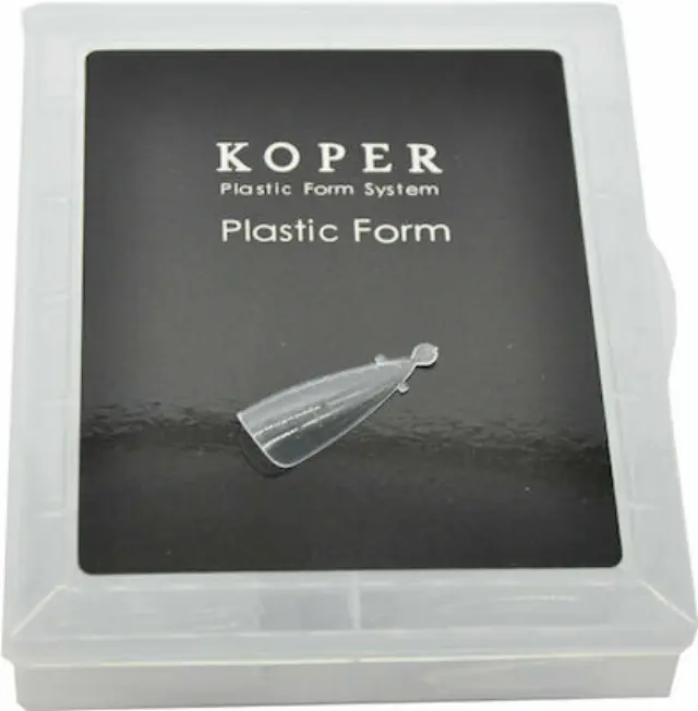 Φόρμες χτισίματος νυχιών - Plastic dual form nails Koper acrylic 12*10 120τμχ No:6
