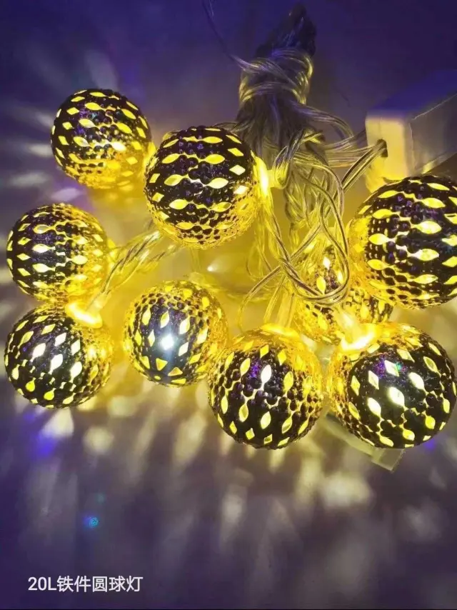 Χριστουγεννιάτικα φώτα μπάλες - 20LED - Warm White - 210252 2