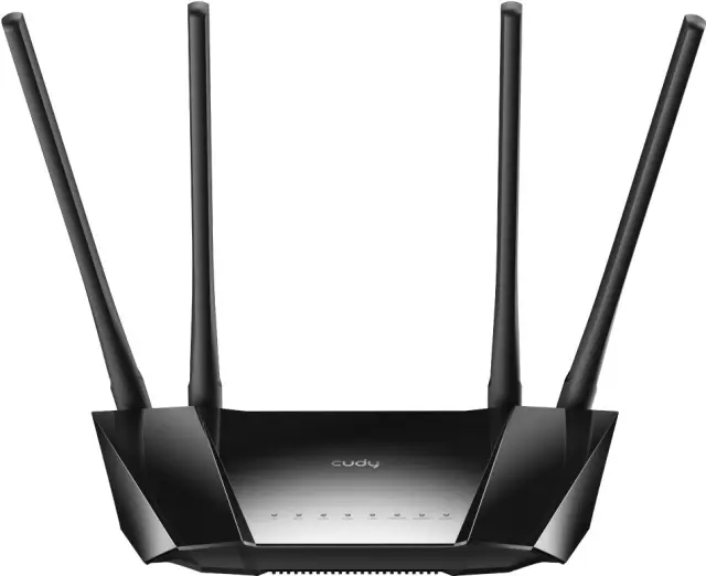 Wireless router CUDY LT400 EU Wi-Fi 300 Mbps 2.4 GHz 4G LTE SIM Black