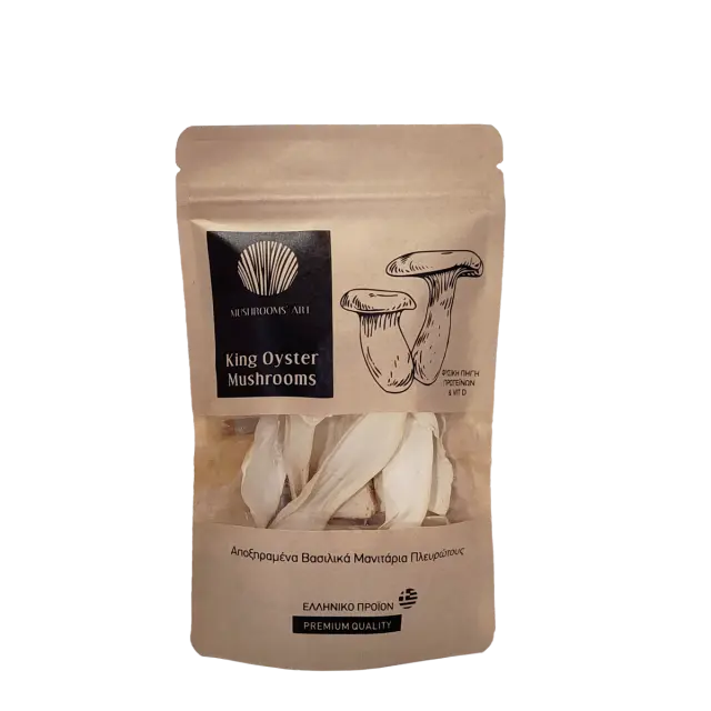 Αποξηραμένα ελληνικά King Oyster Mushrooms