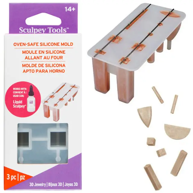 Sculpey Καλούπι Σιλικόνης - 3D Κοσμήματα