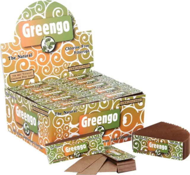 Greengo Unbleached Τζιβάνα - Aκατέργαστη 50τεμ.