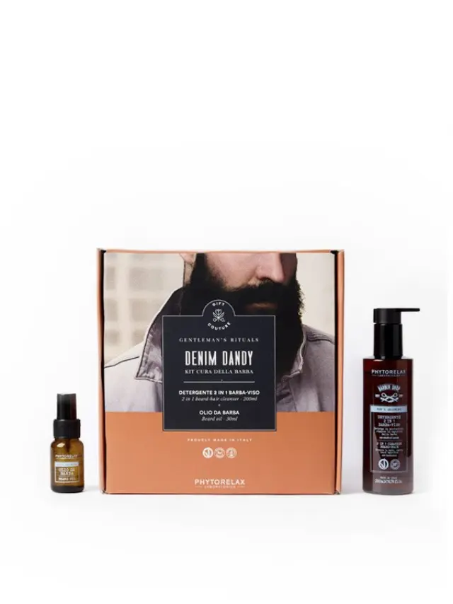 Phytorelax Gentleman’s Ritual Kit Σετ Περιποίησης Γενειάδας Καθαριστικό 2 σε 1 200ml + Έλαιο Γενειάδας 30ml