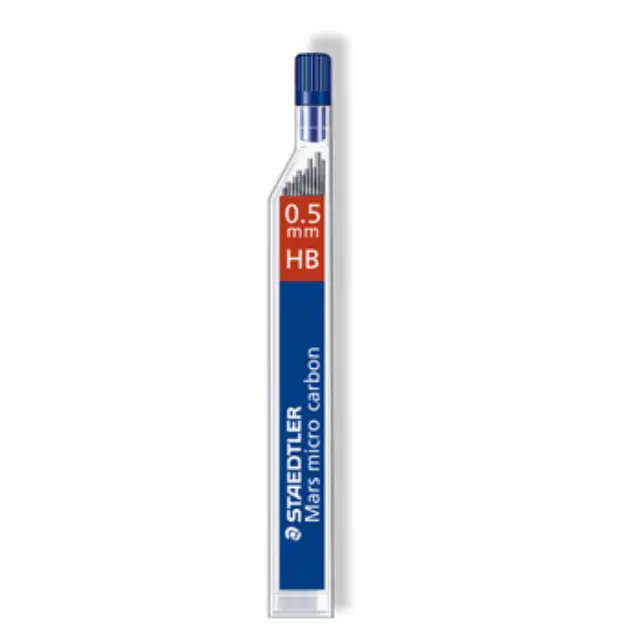 Ανταλλακτικές Μύτες 0.5mm Staedtler Mars Micro Carbon για Μηχανικά Μολύβια - 2B