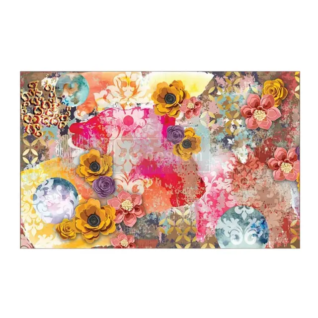 Ριζόχαρτο decoupage Tissue Paper Prima Re-Design, Cece Abstract Beauty, 48x76cm