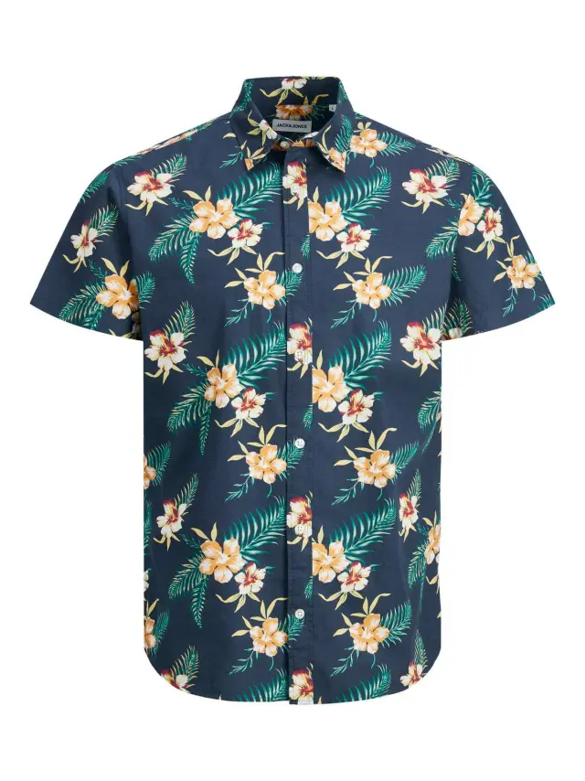 JJBECS SHIRT SS Navy Blazer