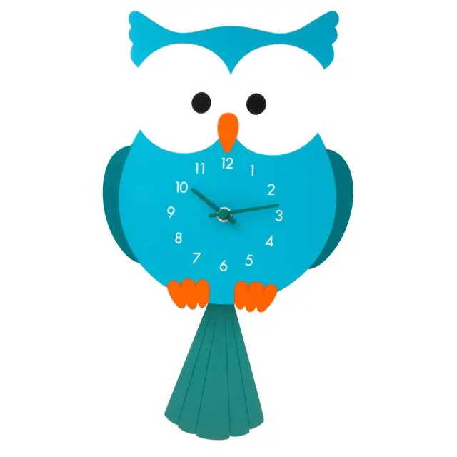 Pylones Επιτοίχιο Εκκρεμές Ρολόι: Dancing Clock (3 σχέδια) Owl