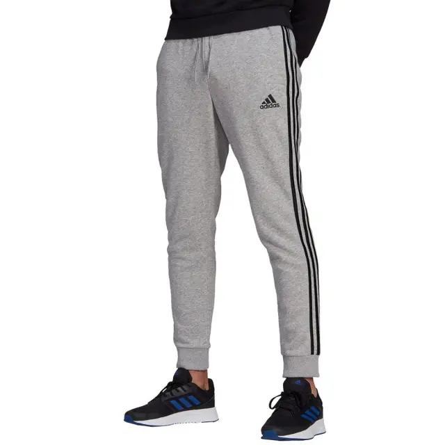 adidas 3 Stripes Fleece Pants (GK8824-Grey) - Γκρί - XXL