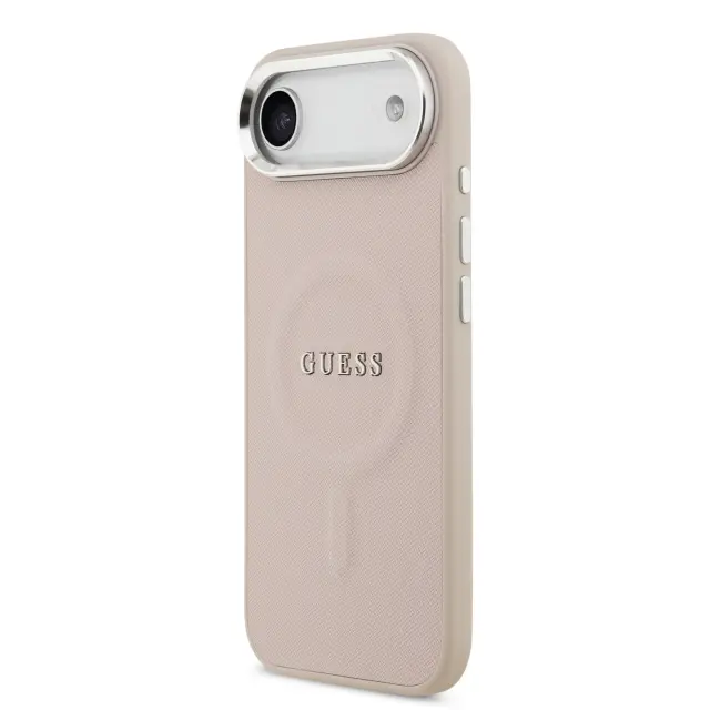 Guess PU Saffiano MagSafe Case for iPhone Air Pink 2