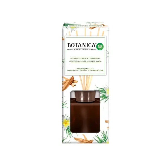 Airwick Botanica αρωματικά sticks βετιβέρ Καραϊβικής + σανδαλόξυλο 80ml
