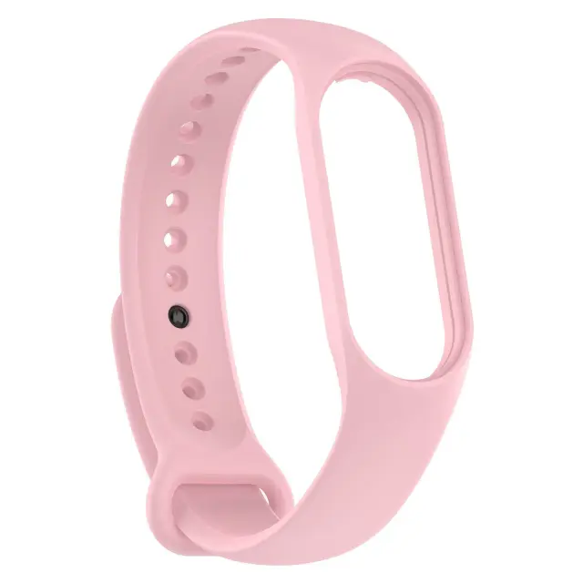 Λουράκι Σιλικόνης για Mi Band 5/6/7 - Ροζ ΟΕΜ 3