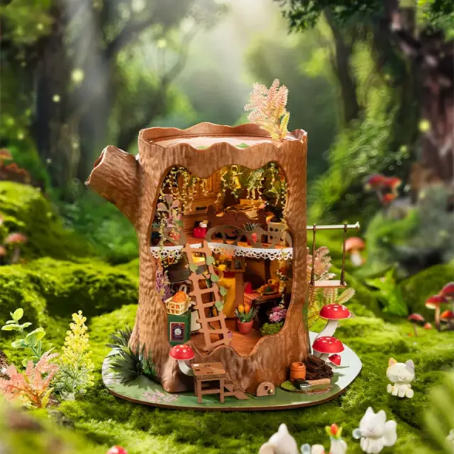 Robotime DIY Miniature House Fairytale Tree House DG179 2