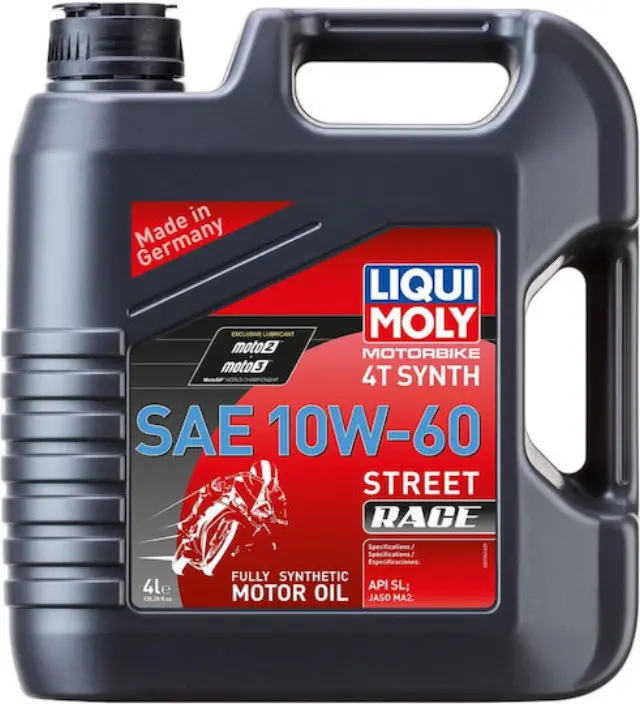 Liqui Moly Motorbike 4T Synth 10W-60 Συνθετικό Λάδι Μοτοσυκλέτας για Τετράχρονους Κινητήρες 4lt