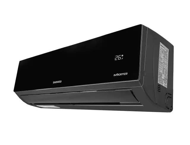 Κλιματιστικό Inverter Daewoo DAC-12CHSDB-NK με Wi-Fi, απόδοση 12000 Btu και ενεργειακή κλάση A++/A+++ - BlackDAC-12CHSDB-NK - 27.5x79x19.2cm 2