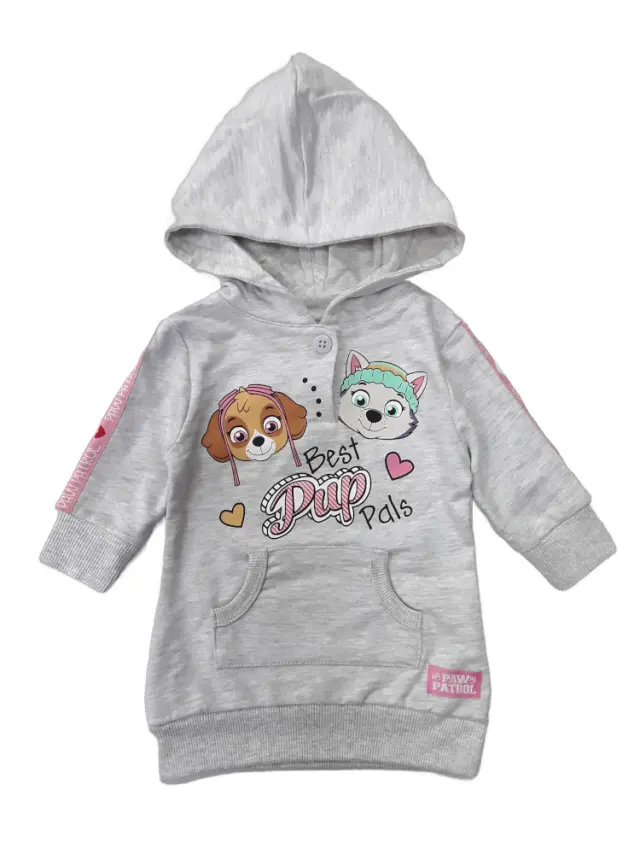 Μπλουζάκι Φούτερ Μακρυμάνικο Grey Girl Beat Pup Pals 8100603 - 12 M (80cm)
