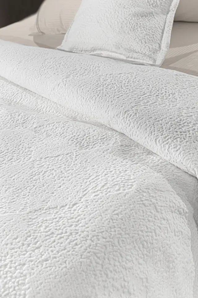 ΚΟΥΒΕΡΤΑ KING SIZE PORTOBELLO WHITE 260X250 GUY LAROCHE 3