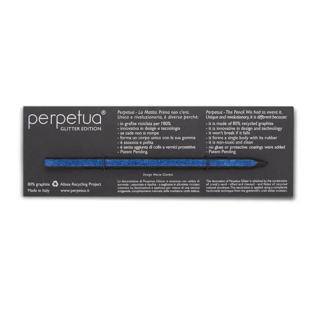 Perpetua Glitter Pencil Blue