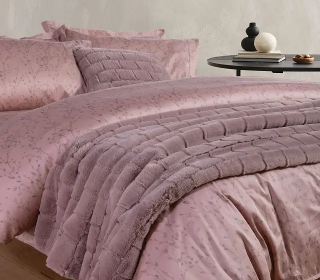 ΔΙΑΚΟΣΜΗΤΙΚΟ ΡΙΧΤΑΡΙ RABBIT FUR BARLOW 140X190 NEF-NEF HOMEWARE BEIGE