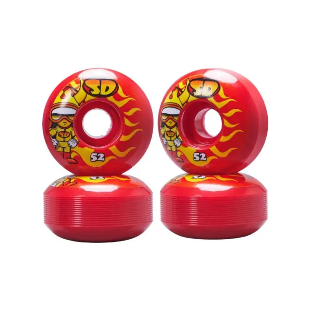 Speed Demons Red Wheels Hot Shot Multi - Κόκκινα ροδάκια 52mm