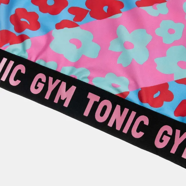 Crop top Gym Tonic πολύχρωμο