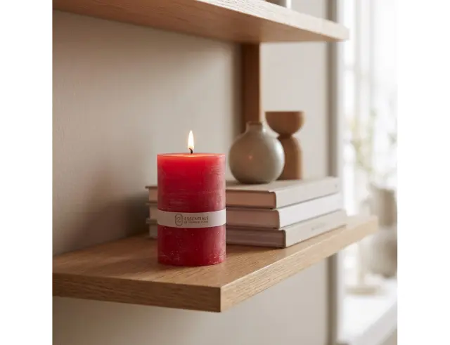 Κερί Kορμός Essentials by Home and Styling 420007860 Semi Transparant 7 x 10cm 420007860