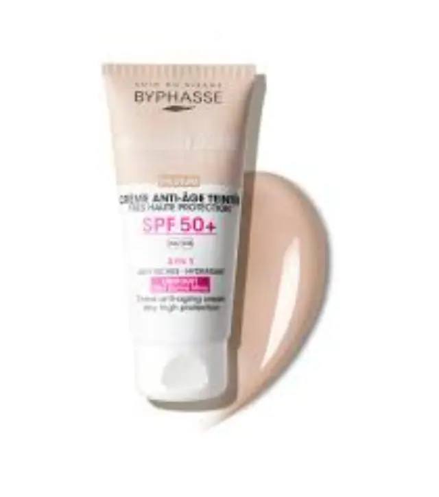 ΑΝΤΗΛΙΑΚΗ ΚΡΕΜΑ ΜΕ ΧΡΩΜΑ MEDIUM SPF 50+ 50ML BYPHASSE