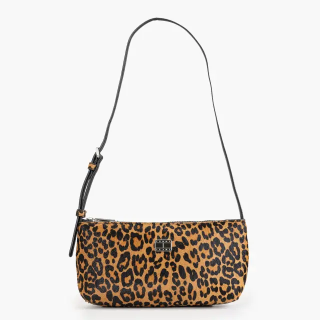 Γυναικεία Τσάντα Ώμου Tommy Hilfiger AW0AW18008-01R Λεοπάρ Animal Print - One Size
