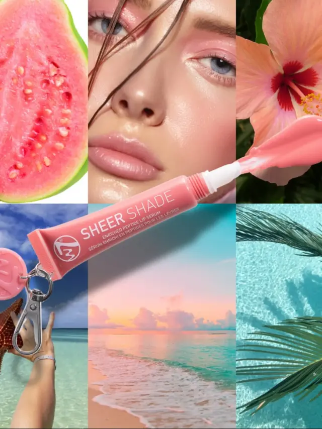 Sheer Shade Lip Serum 10ml Pink Champagne W7 3