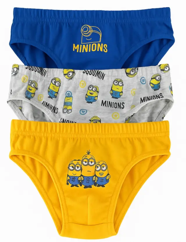 Βρακάκια Σετ 3τμχ Minions 8080086 - 8-9 Y (128- 134cm)