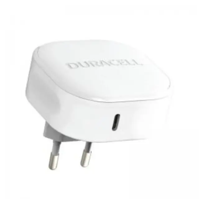 Φορτιστής Ταξιδίου Duracell με Έξοδο USB C PD 20W Λευκό N63356 3