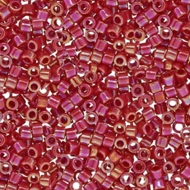 Χάντρα Miyuki Delica 10/0 - DBM0162 - Opaque Rainbow Dark Red ~7gr