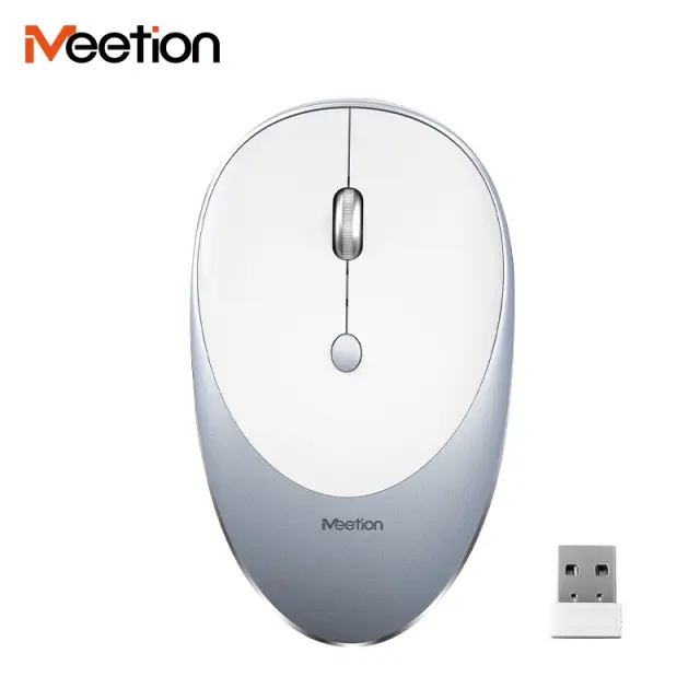 Meetion MT-R600 2.4G Ασύρματο Ποντίκι / Ασημί 17.001.0005 2