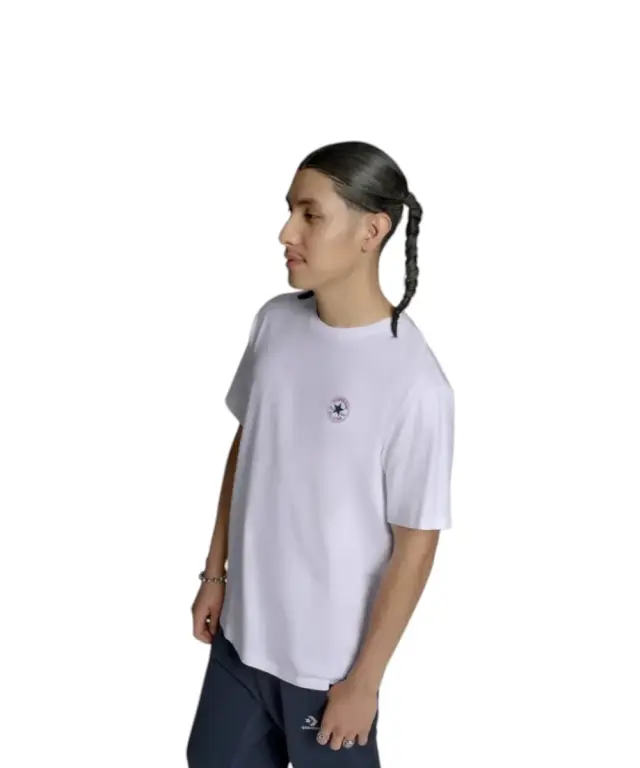 Converse - Ανδρικό T‑shirt Chuck Print Tee Standar Fit CVM5T565-100 Λευκό - XL 2