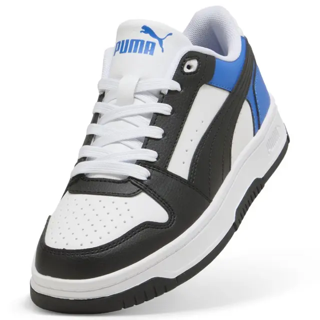 Puma Rebound Slam Lo Jr (GS) (408292-08) - Μαύρο-Γαλάζιο 3