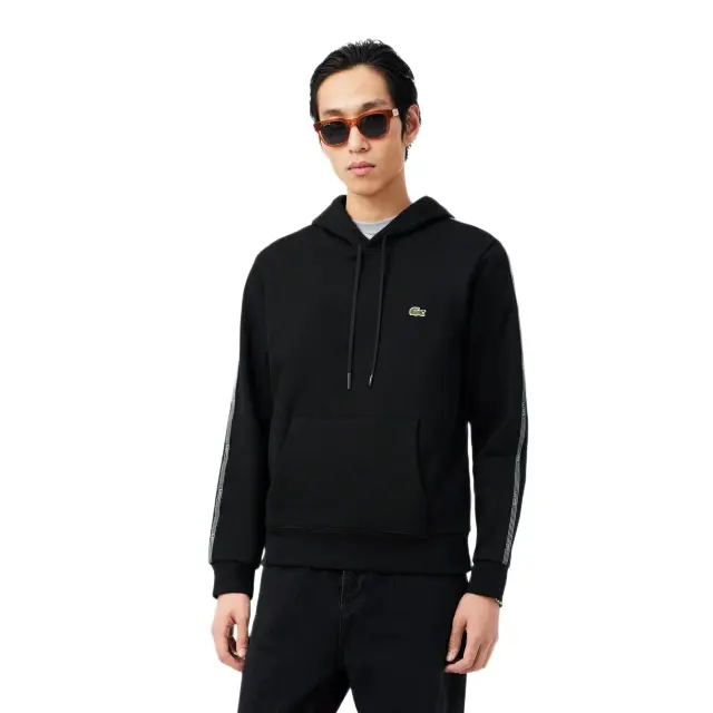 Lacoste ανδρικό logo stripe zipped hoodie 3SH0884-1