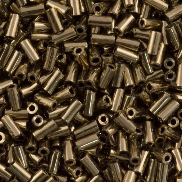 Χάντρα Miyuki Glass Bugles - 457 - Opaque Metallic Bronze 3mm - 10gr