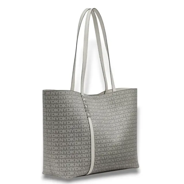 Γυναικεία Τσάντα Χειρός DKNY Avril Tote R52A5G54-MMW Γκρι Logo Γκρι - One Size 2