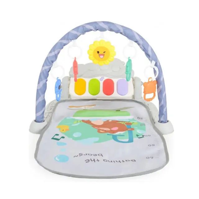 Γυμναστήριο-Χαλάκι Δραστηριοτήτων Moni Toys Bear Grey 3801005600083 2