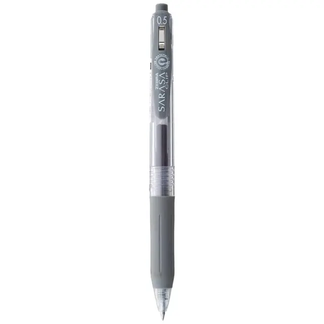 Zebra Sarasa Clip Gel Pen 0.5 Γκρι (ZB-35131) (ZEB35131)
