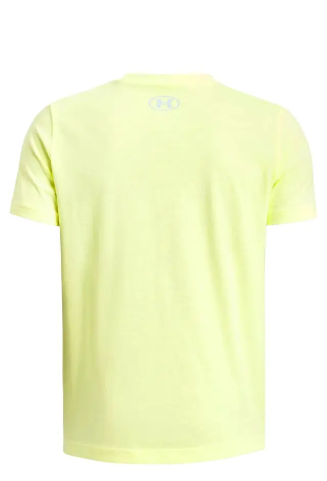 Under Armour B Split Big Logo SS Lime 1390003-727 - XS 2