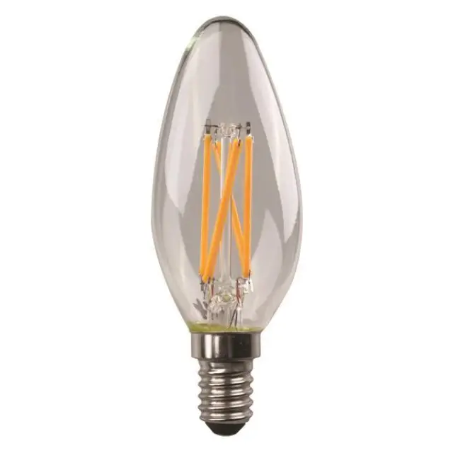 ΛΑΜΠΑ LED ΚΕΡΙ CROSSED FILAMENT 4.2W 480lm E14 3000K 220-240V (147-78121) EUROLAMP