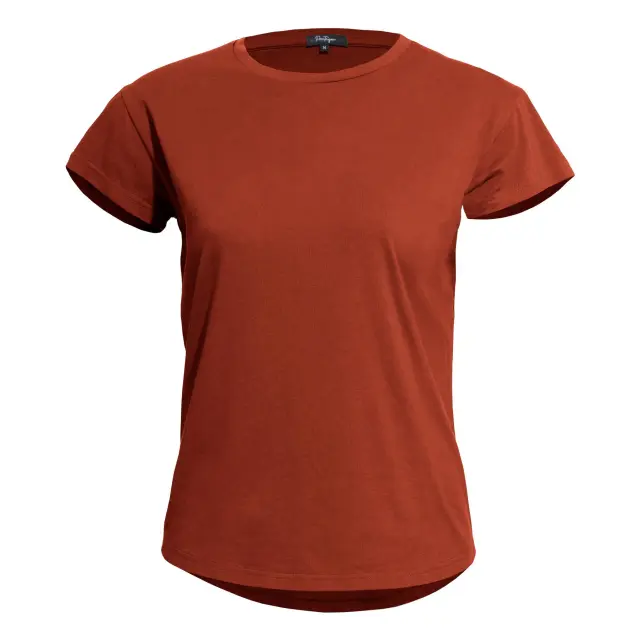 WHISPER WOMENS TEE "BLANK-OFF" K09044 74-Maroon Red