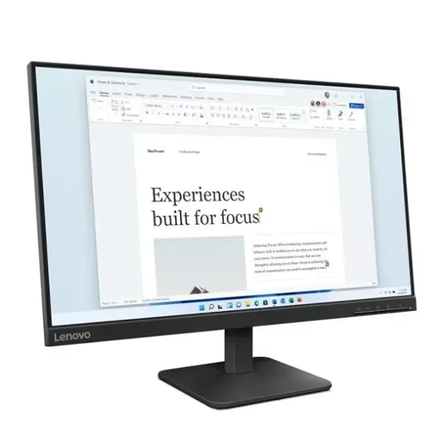 Lenovo L24-4e computer monitor 60.5 cm (23.8") 1920 x 1080 pixels Full HD LCD Black 3