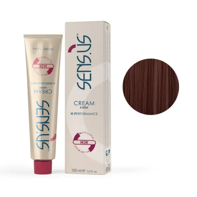 Sensus M3K Permanent Hair Color 5.5 Red Light Brown 100ml - (μόνιμη βαφή κόκκινο ανοιχτό καστανό)