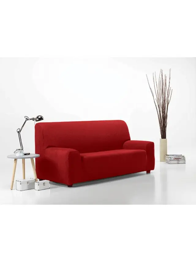 Κάλυμμα σαλονιού Rust Red Σετ 2 τεμαχίων (2θ – 3θ) Sunshine