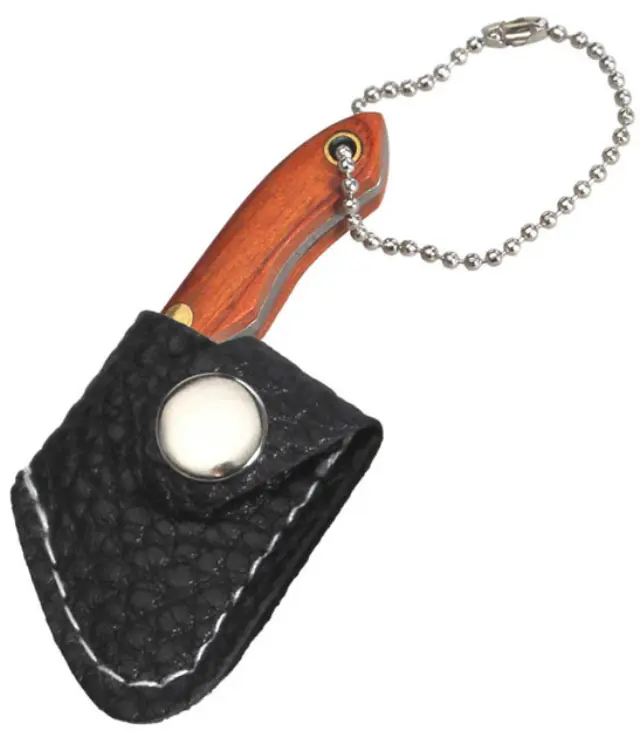 Μαχαίρι Μίνι Κοπής Καπνού (Τσεκούρι) Hash Knife με Θήκη - 5cm 2