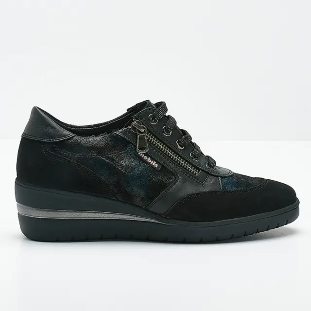Mephisto Sneakers Γυναικείο δέρμα Nubuck Μαύρο MEP/PATRIZIA BLACK