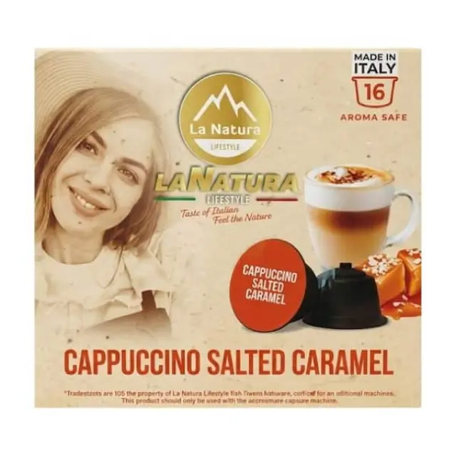 La Natura Lifestyle Cappuccino Salted Caramel 16 τμχ | Dolce Gusto