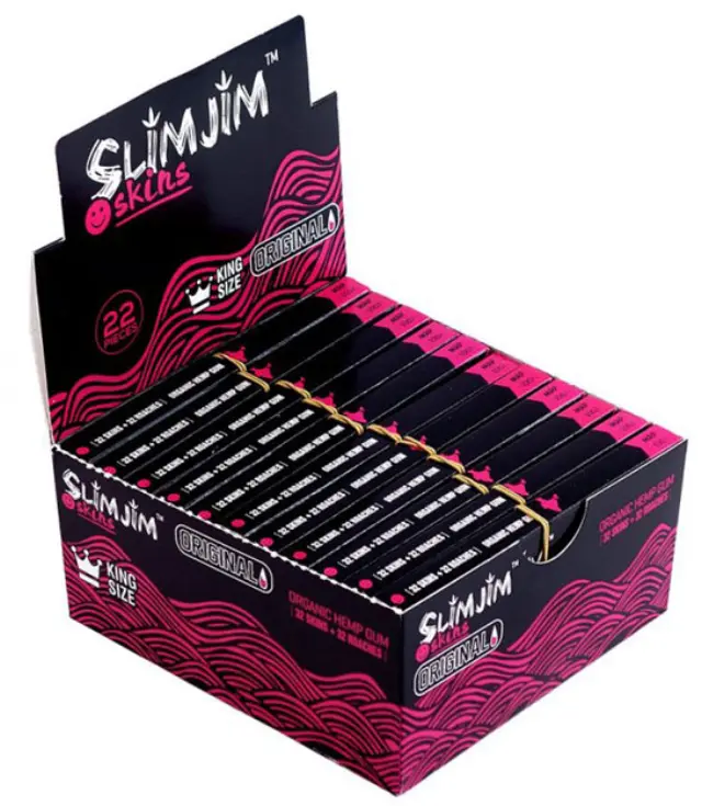 Slim Jim Χαρτάκια King Size Slim 32φ. + Tips 3