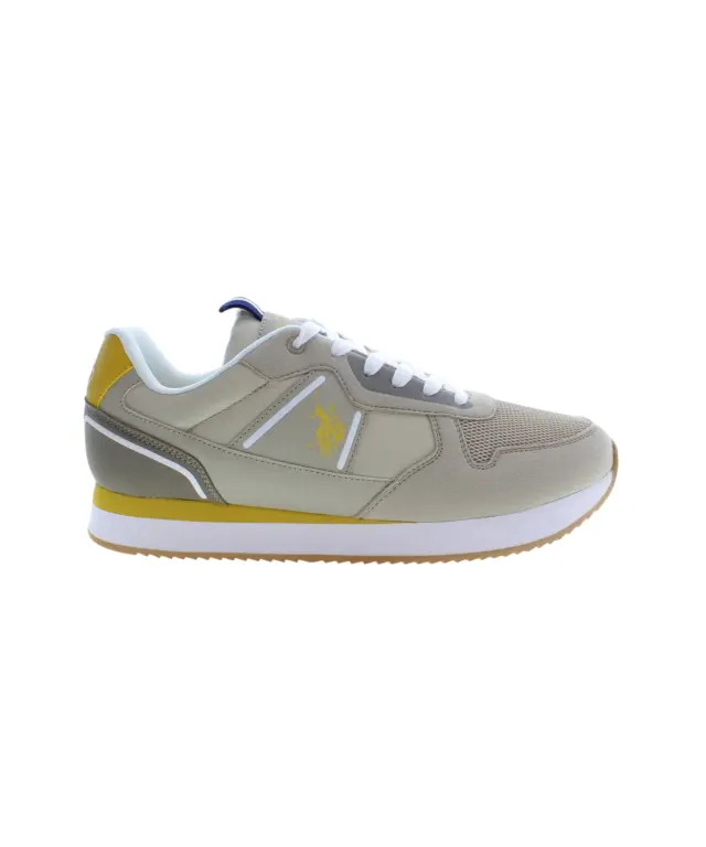 U.S. Polo Assn. - Ανδρικά Sneakers NOBIL004M3HT3-LBE Μπεζ - 44